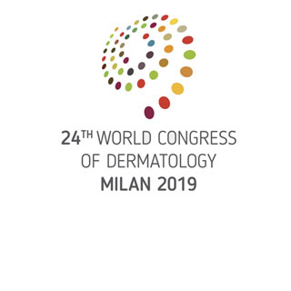 logotipo do Congresso Mundial de Dermatologia