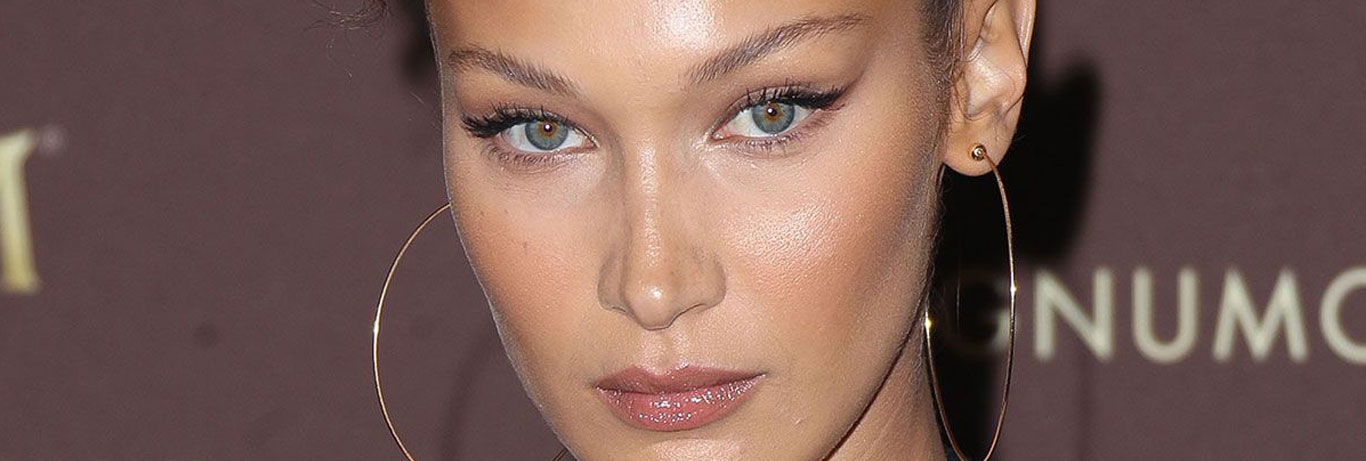 efeito fox eyes com lifting das sobrancelhas no canto externo em rosto de modelo