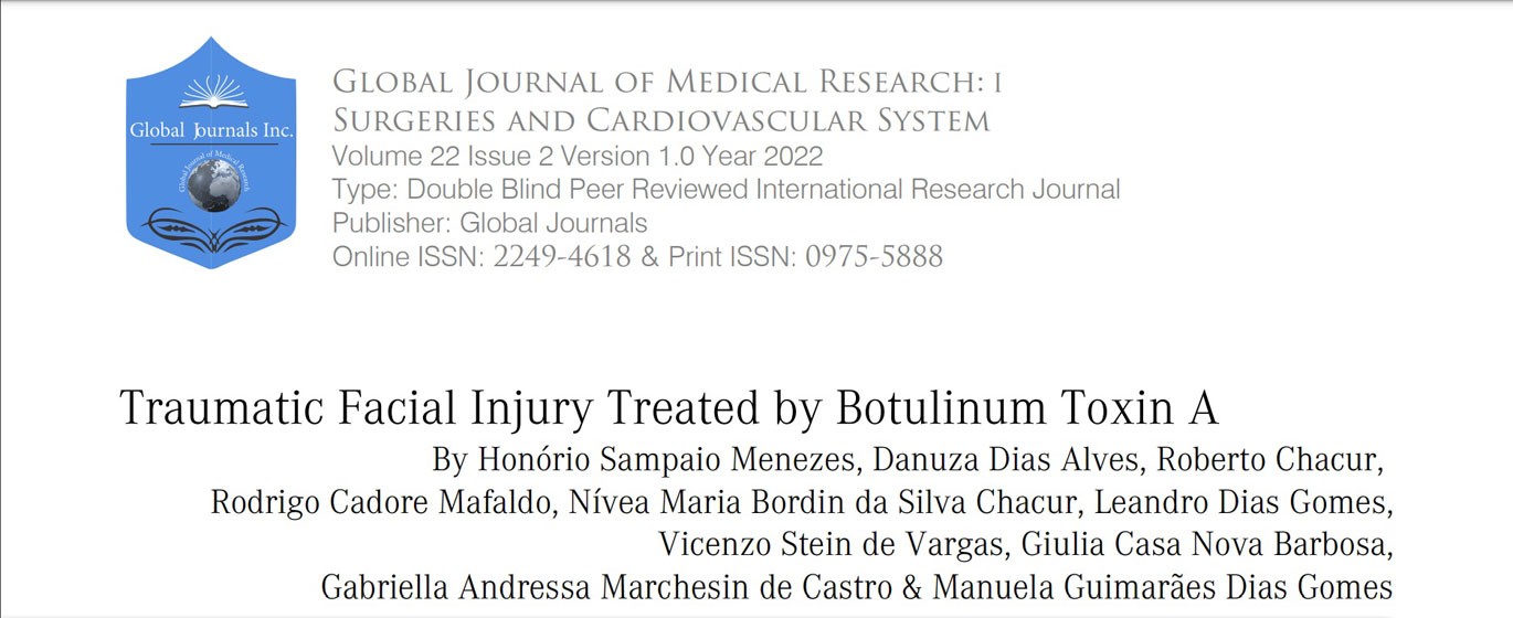 Capa do artigo de tratamento de cicatriz facial com toxina botulínica